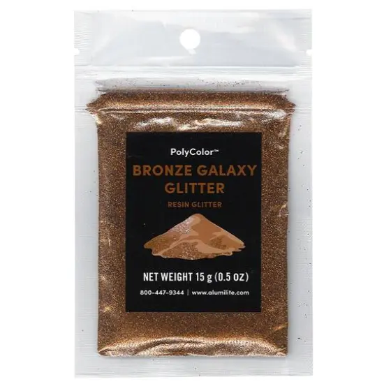 Alumilite PolyColor&trade; Resin Powder Bronze Galaxy Glitter {1}