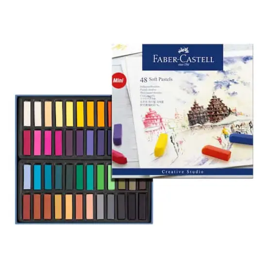Faber-Castell&reg; Creative Studio 48 Color Soft Pastel Set {1}