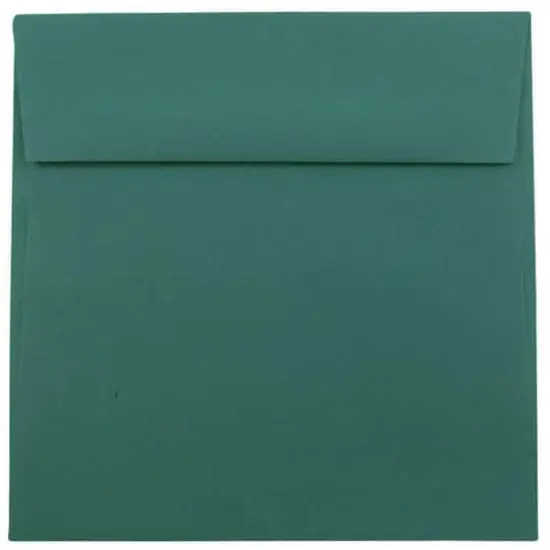 JAM Paper 8.5" x 8.5" Square Premium Invitation Envelopes, 25ct. Teal Green {1}