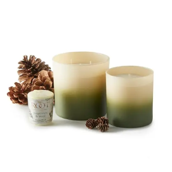 Root Candles Scented 20 Hour Beeswax Blend Votive Candles, 18ct. Pinecones and Wool {5}