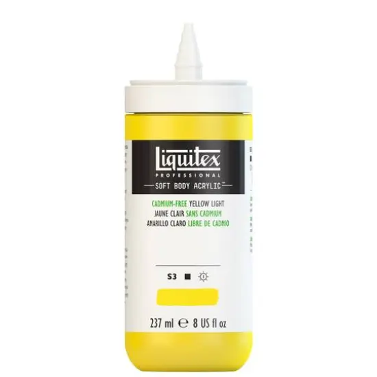 Liquitex&reg; Professional Soft Body Acrylic Color, 8oz. Cadmium-Free Yellow Light {10}
