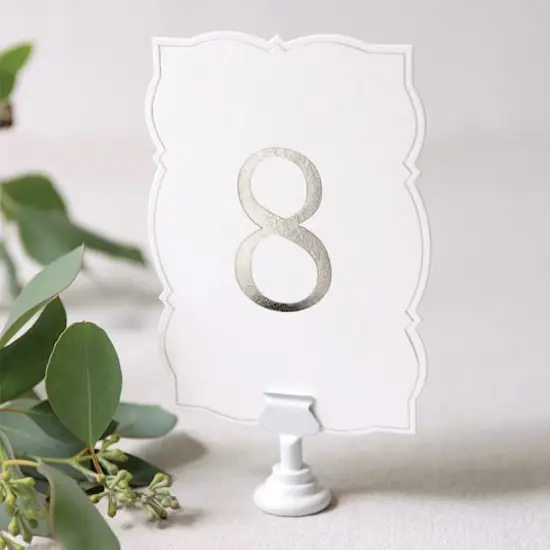 1-25 Ornate Silver Table Numbers by Celebrate It&trade; {4}