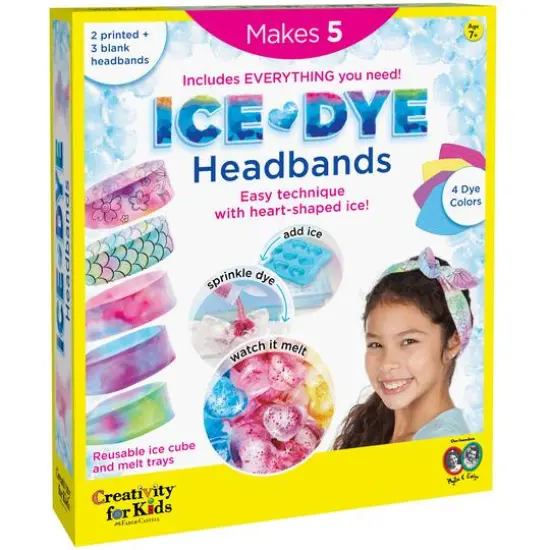 Faber-Castell&reg; Ice-Dye Knotted Headbands Kit {1}