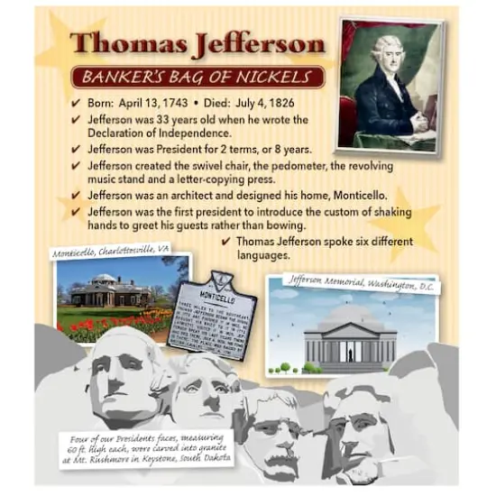 Jefferson Nickel Bankers Bag Beginner Coin Set {3}