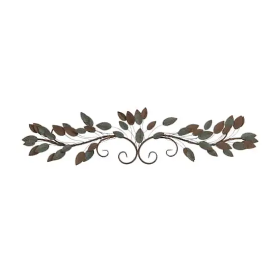 Blue Metal Traditional Tree Branch Wall Decoration {1}