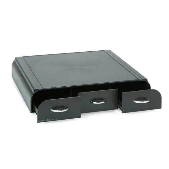 Mind Reader Black 36 Capacity 'Anchor' Triple Drawer Single Serve Coffee Pod Holder {14}