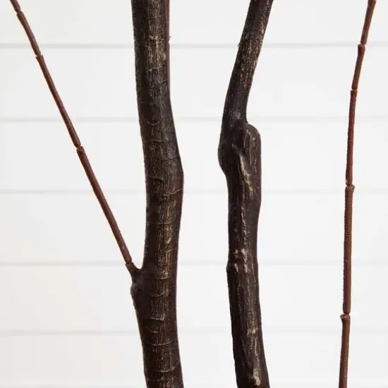 8ft. Potted Artificial Minimalist Enkianthus Tree {6}