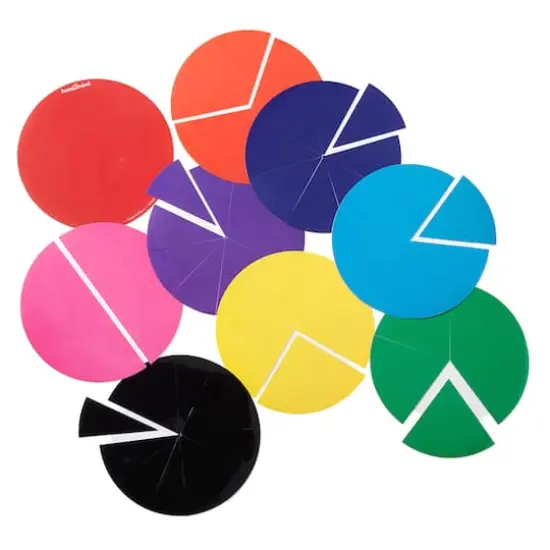 Hand2mind&reg; Rainbow Fractions&reg; Circles Demonstration Clings {3}