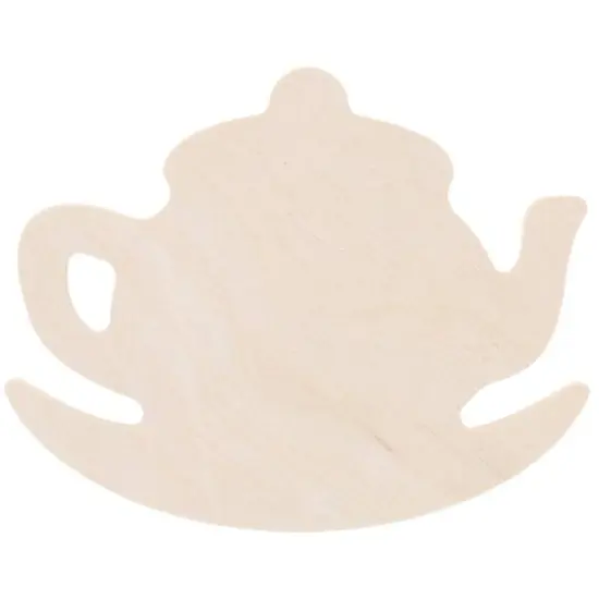 Leisure Arts&reg; 6" Rocking Teapot Wood Shape {3}