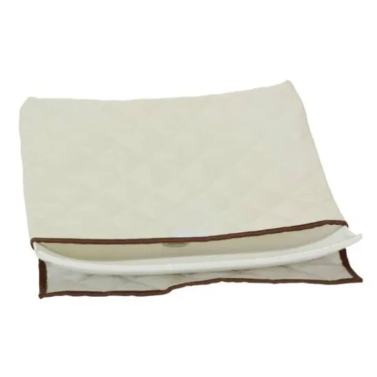 Household Essentials Canvas Serveware Storage Box White {8}