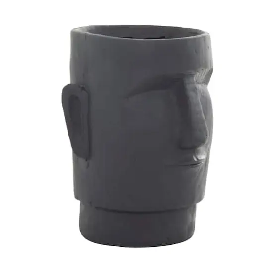 Grey Contemporary Planter, 13" x 14" x 18" {3}