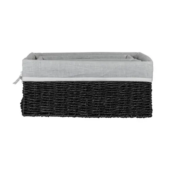 Paper Rope Wicker Basket Set {10}
