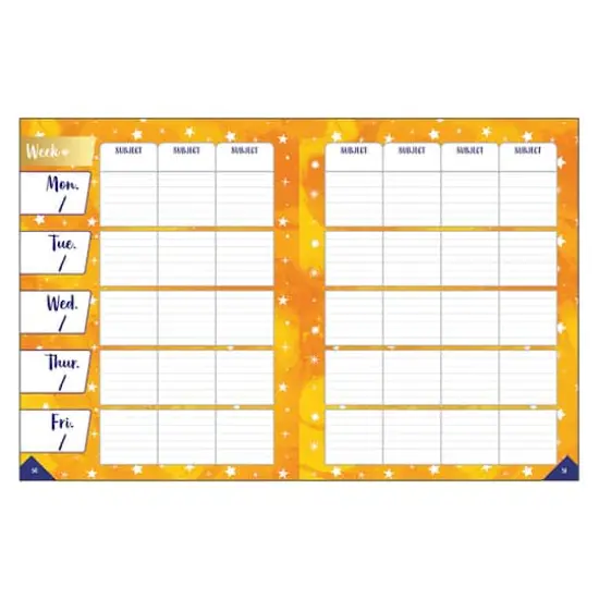 Carson Dellosa Education&reg; Galaxy Teacher Planner {3}