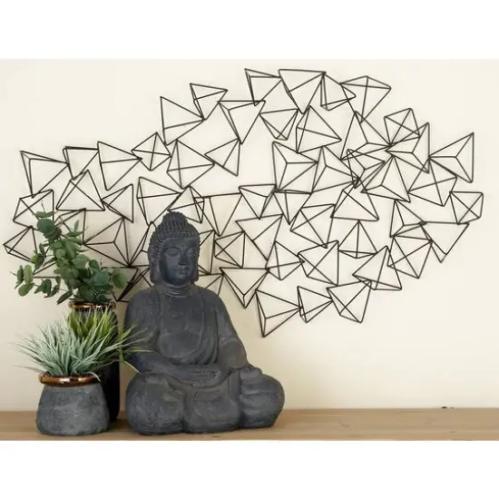 Black Geometric Modern Metal Wall D&eacute;cor {7}