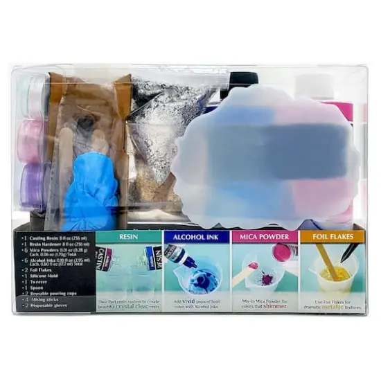 ArtSkills&reg; Epoxy Resin Kit with Molds for Beginners {3}