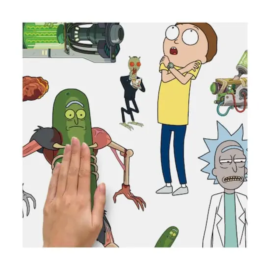 RoomMates Rick and Morty Peel & Stick Wall Decals {5}