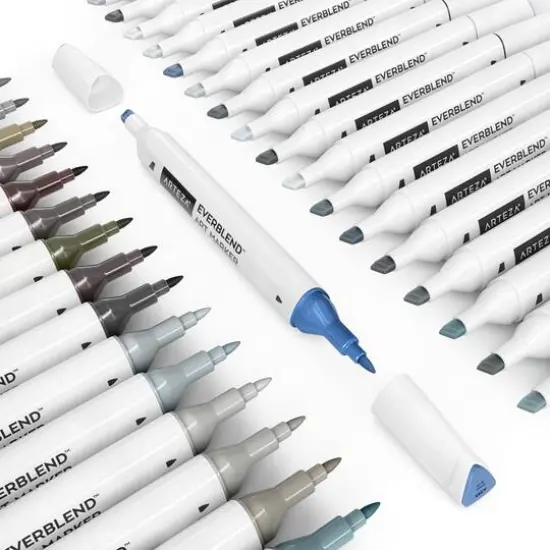 Arteza&reg; Gray Tones Dual Tip Alcohol Marker Set {4}