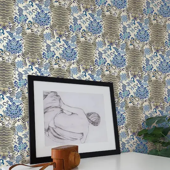 Surface Style Tiger Eye Peel & Stick Wallpaper Moon Beam {4}