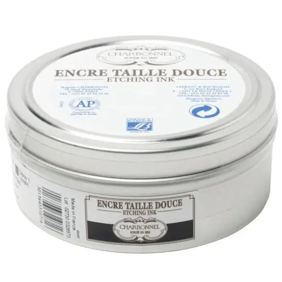 Charbonnel Etching Ink, 200mL Black RSR {1}