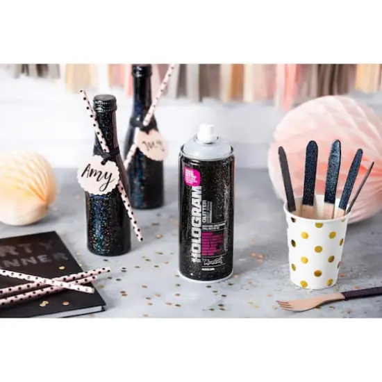 Montana Hologram Glitter Effect Spray Paint {4}