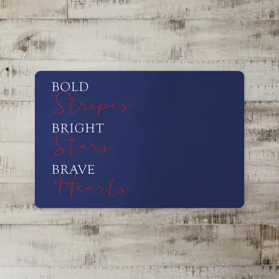 Designs Direct Bold Stripes Bright Stars Floor Mat {3}