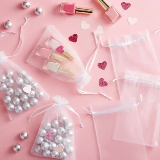 Celebrate It&trade; Occasions&trade; Organza Favor Bag, Large White {3}