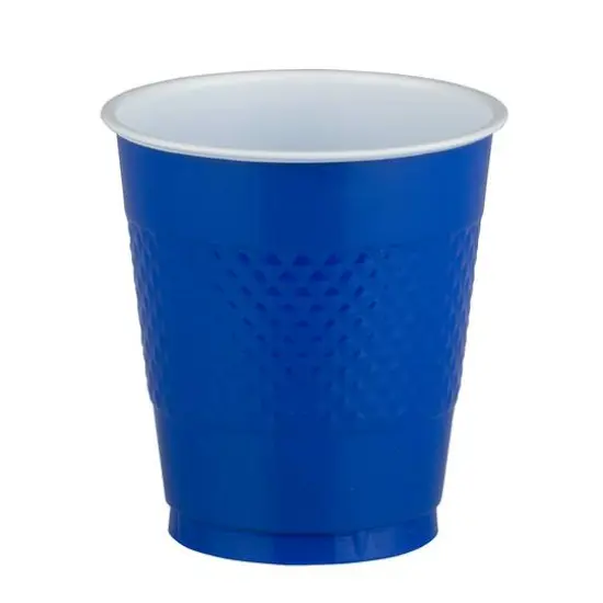 JAM Paper 12oz.Plastic Party Cups, 20ct. Blue {3}