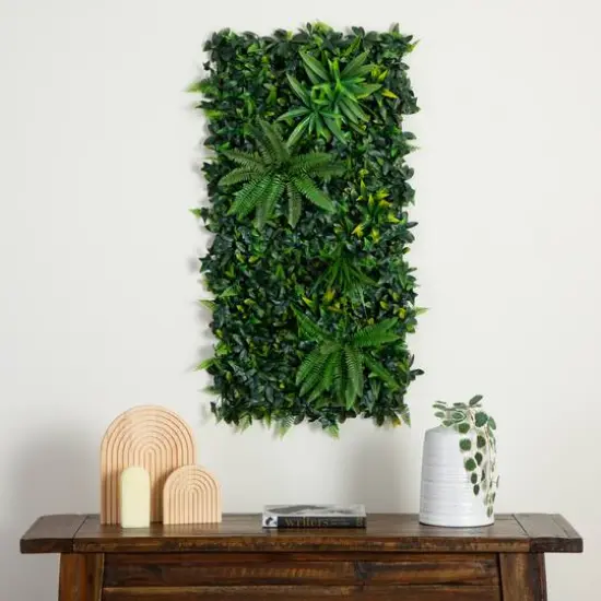 20" x 40" Andean Cloud Forest Artificial Living Wall Panel {8}