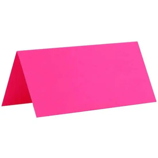 JAM Paper Printable Place Cards, 12ct. Bright Hue Ultra Fuchsia {1}
