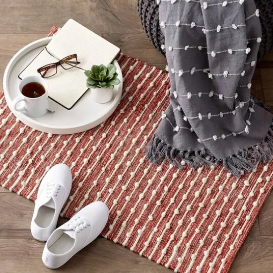 DII&reg; Spice Recycled Cotton Loop Rug, 2ft. x 3ft. {7}