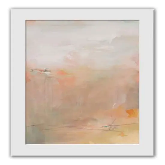 Warm Tones Abstract Framed Print {1}