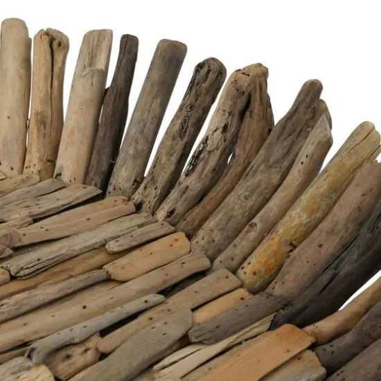 Hello Honey&reg; 26" Natural Coastal Decorative Driftwood Oval Tray {5}