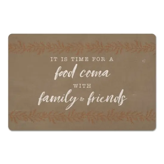 Food Coma Time Floor Mat {1}