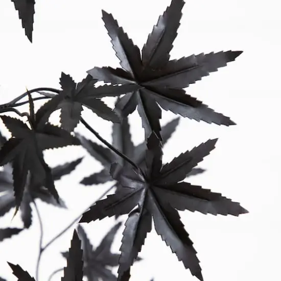 4ft. Artificial Halloween Eerie Black Maple Tree {4}