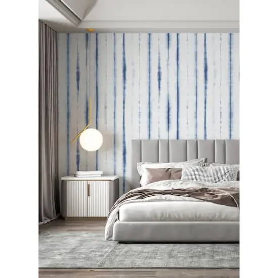 Katie Hunt Denim Blue Hello Shibori Wall Mural {3}