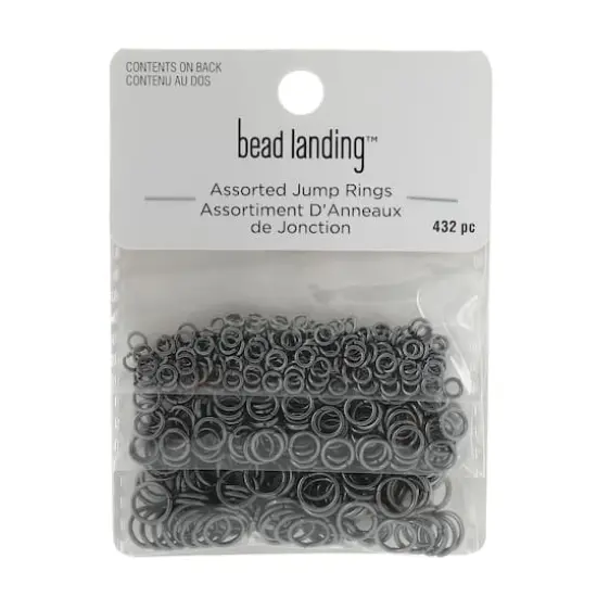 Assorted Jump Rings by Bead Landing&trade; Gunmetal {1}