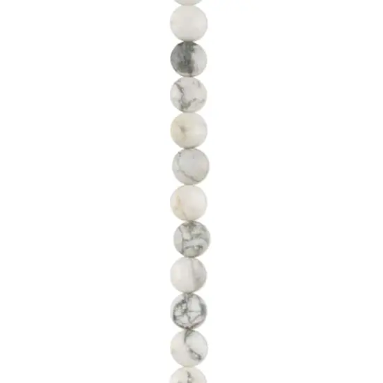 White Howlite Faceted Coin Beads, 8mm by Bead Landing&trade; {1}