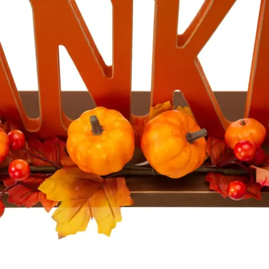 Glitzhome&reg; 20" Thankful Table D&eacute;cor {8}