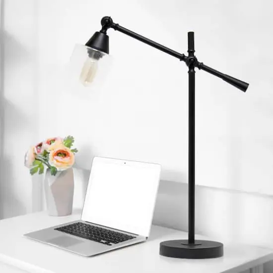 Lalia Home 2.5ft. Vertically Adjustable Desk Lamp Black {5}