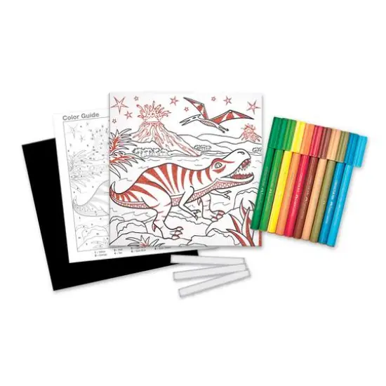 Faber-Castell Foil Fun Color by Number T-Rex {3}