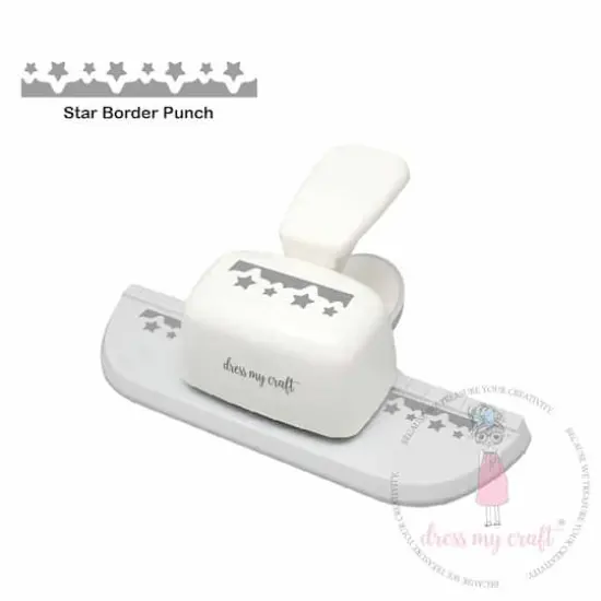Dress My Craft&reg; Star Border Punch {3}