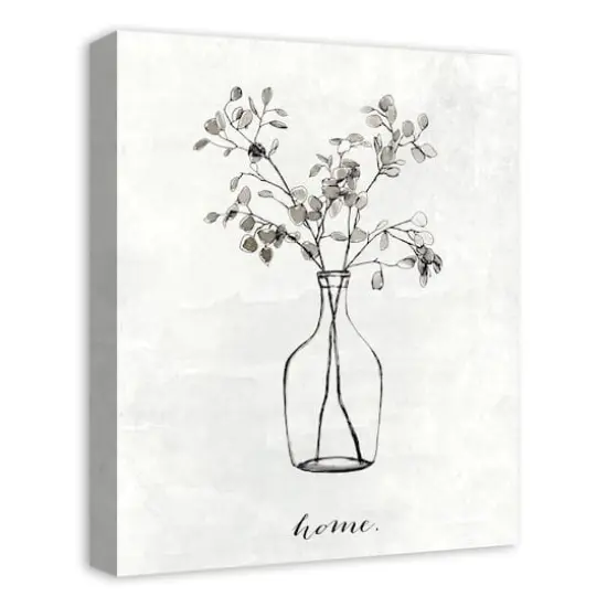 Designs Direct Home Flower Line Drawing Canvas Wall Art {3}