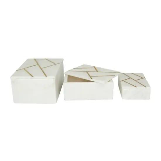 White Abstract Glam Box Set {3}