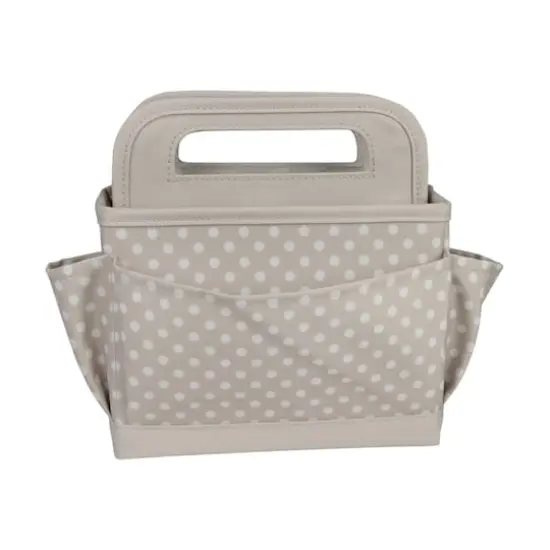 Everything Mary Tan Dots Collapsible Craft Caddy {3}