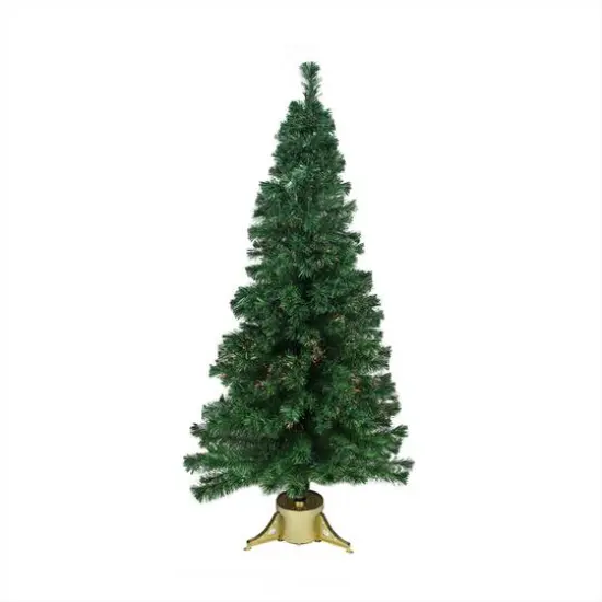 7ft. Pre-Lit Medium Fiber Optic Artificial Christmas Tree, Color Changing Lights {1}