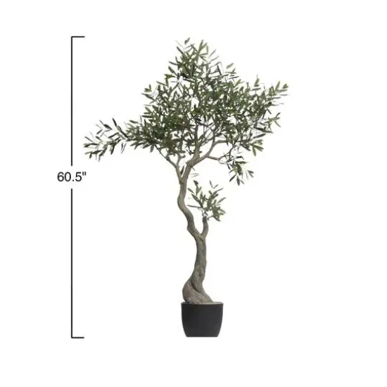 Hello Honey&reg; 60" Faux Olive Tree in Pot {1}