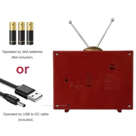 Glitzhome&reg; 7.5" Lighted TV with Snowman Waterglobe {8}