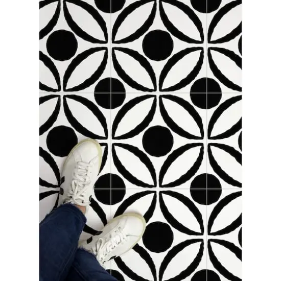 FloorPops Tory Peel & Stick Floor Tiles {5}