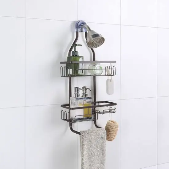 SunnyPoint Tubing Shower Caddy Oil Rubbed Bronze {4}