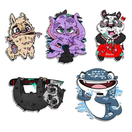 Angelus&reg; Animal Series Sticker Pack {1}
